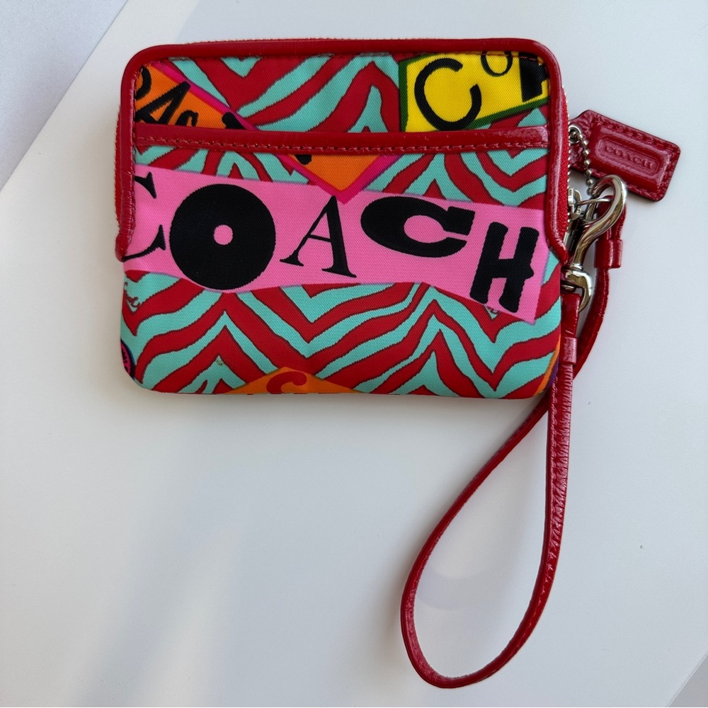 COACH POPPY GRAFFITI WALLET - Picture 3 of 6